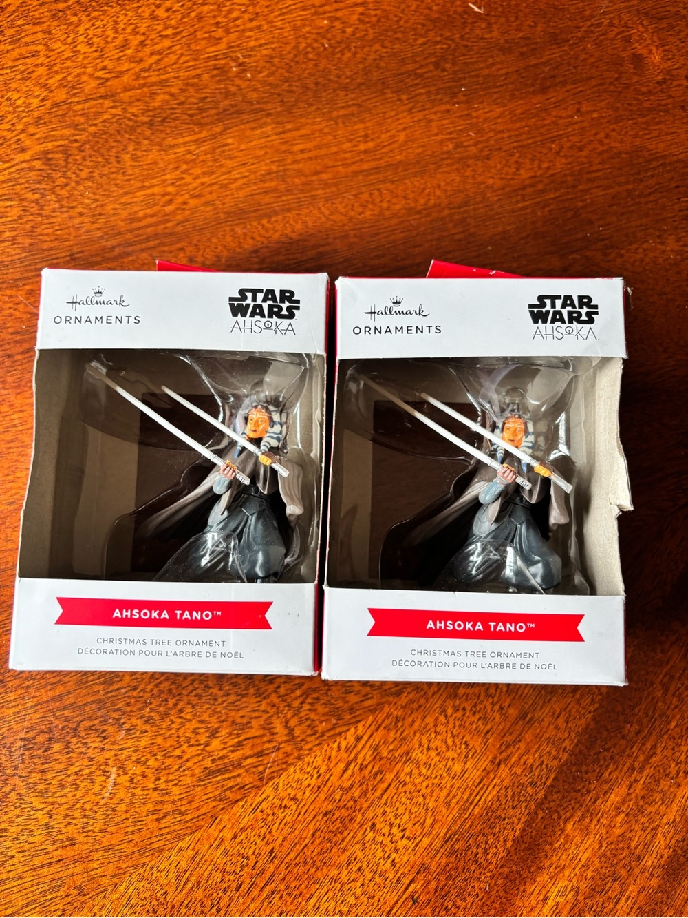 Hallmark Star Wars Ahsoka Tano Ornament - Black, White, Orange